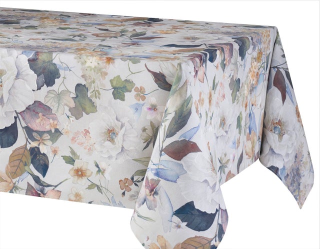 ALICE FLORAL Acrylic Cotton Coated Tablecloth - French Oilcloth
