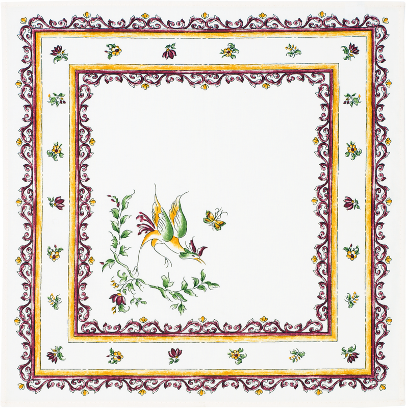 Valensole Yellow Provence All-Over Cotton Napkin by l'Ensoleillade - I  Dream of France