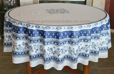 AVIGNON WHITE BLUE Cotton French Provence Tablecloths - French Country Table Decor - Home Decor Gifts - Matching Napkins Available
Made with 100% high quality French printed cotton. 