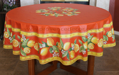 LEMON ORANGE Cotton French Provence Tablecloths - French Country Table Decor - Home Decor Gifts - Matching Napkins Available
Made with 100% high quality French printed cotton. 
