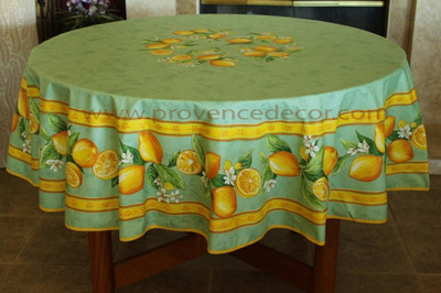 LEMON GREEN Cotton French Provence Tablecloths - French Country Table Decor - Home Decor Gifts - Matching Napkins Available
Made with 100% high quality French printed cotton. 