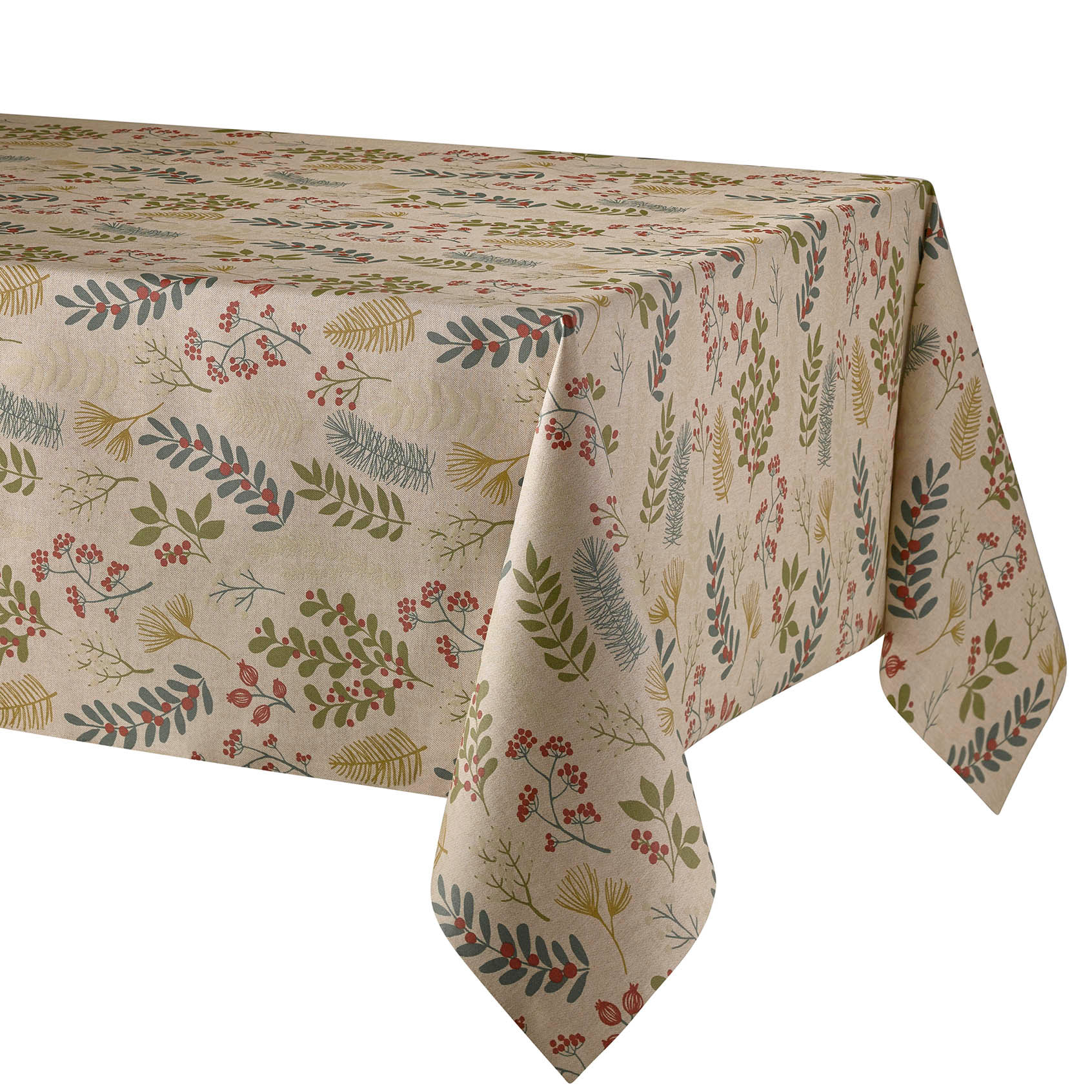 HOLLY Acrylic Coated French Provence Tablecloth French Oilcloth Indoor ...