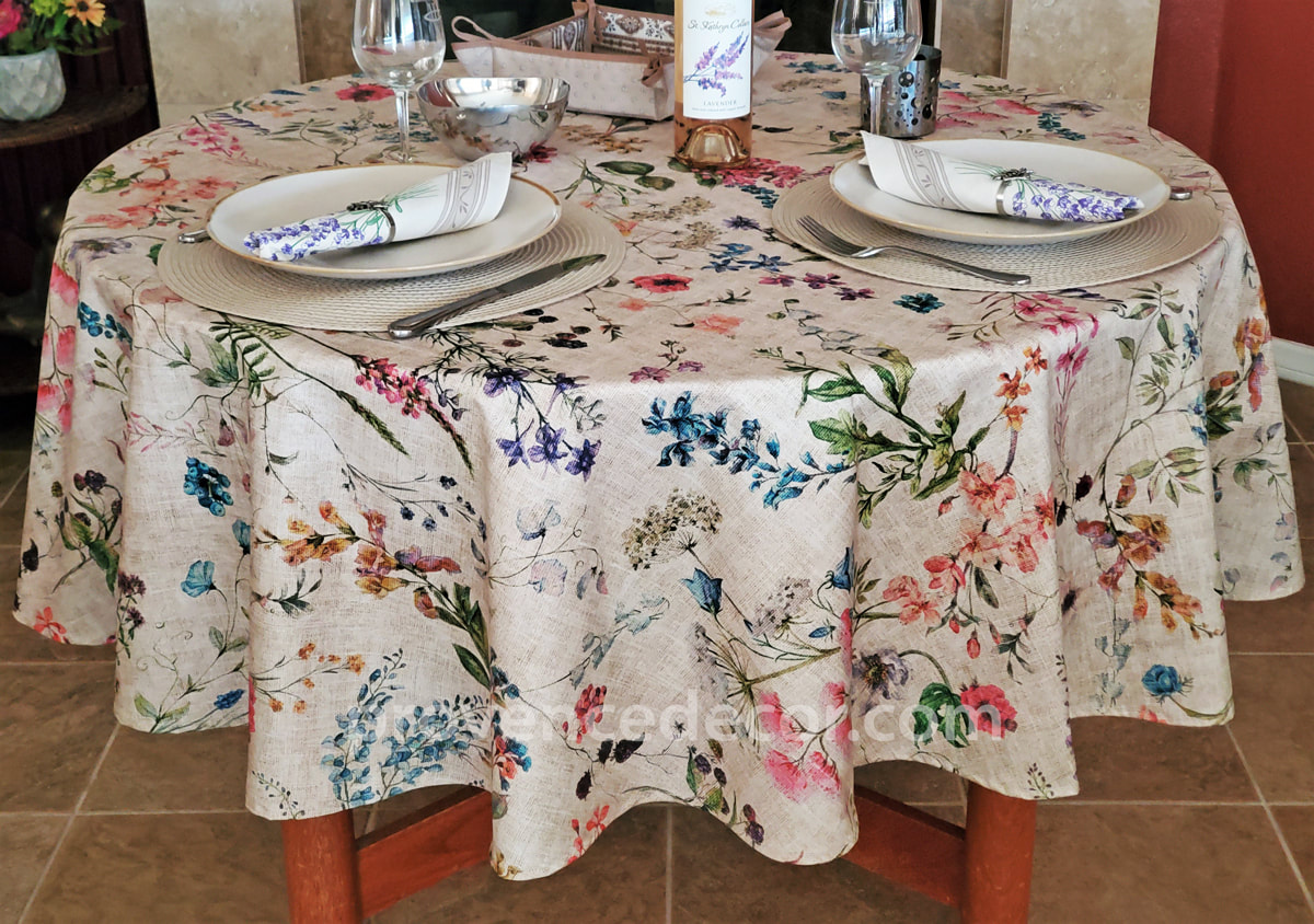 french country flowers for kitchen table