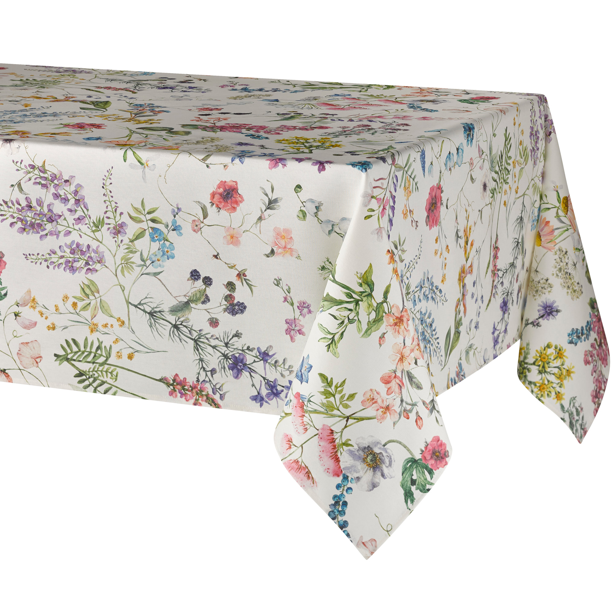 SYLVIE French Country Wildflowers Berries Rectangle Table cloths ...